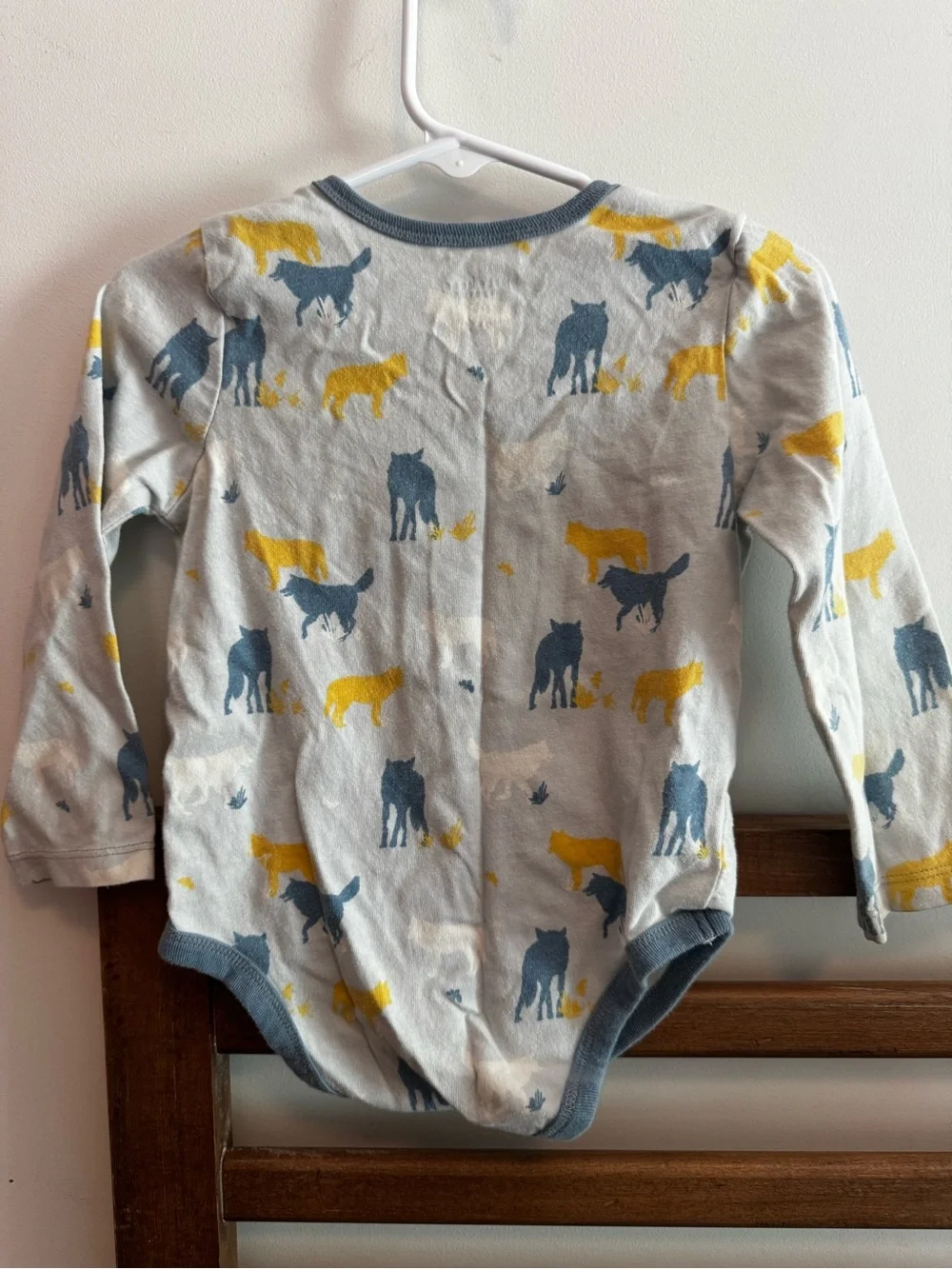 Burt's Bees Baby Long-Sleeve Onesies Animal Print 24 months
